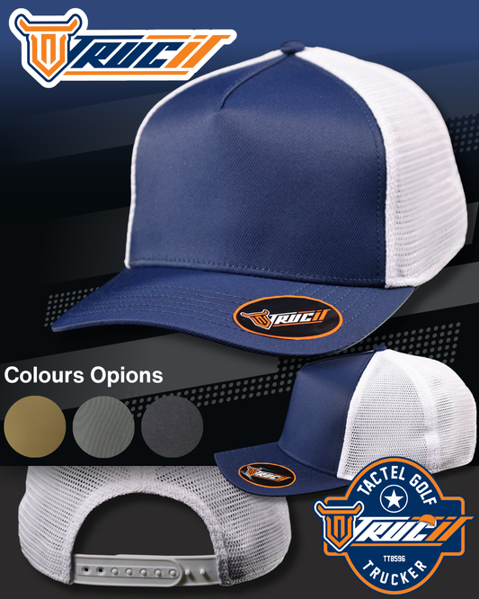 TT8596 TACTEL GOLF TRUCKER SNAPBACK