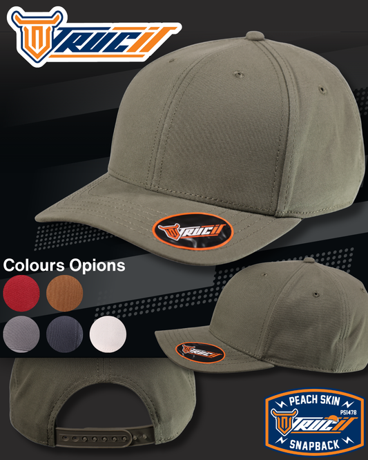 PS1478 PEACH SKIN SNAPBACK