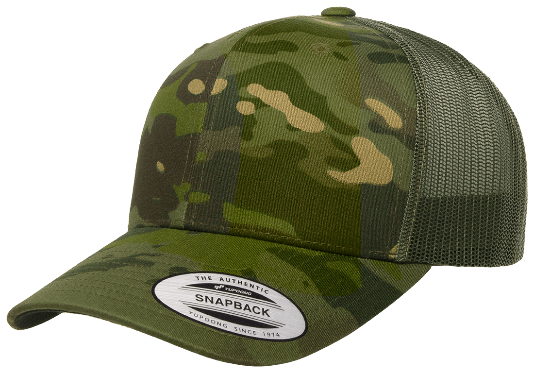 6606MC YP CLASSICS® MULTICAM® RETRO TRUCKER CAP