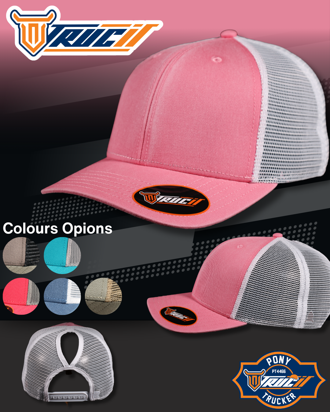 PT4466 PONY TRUCKER SNAPBACK