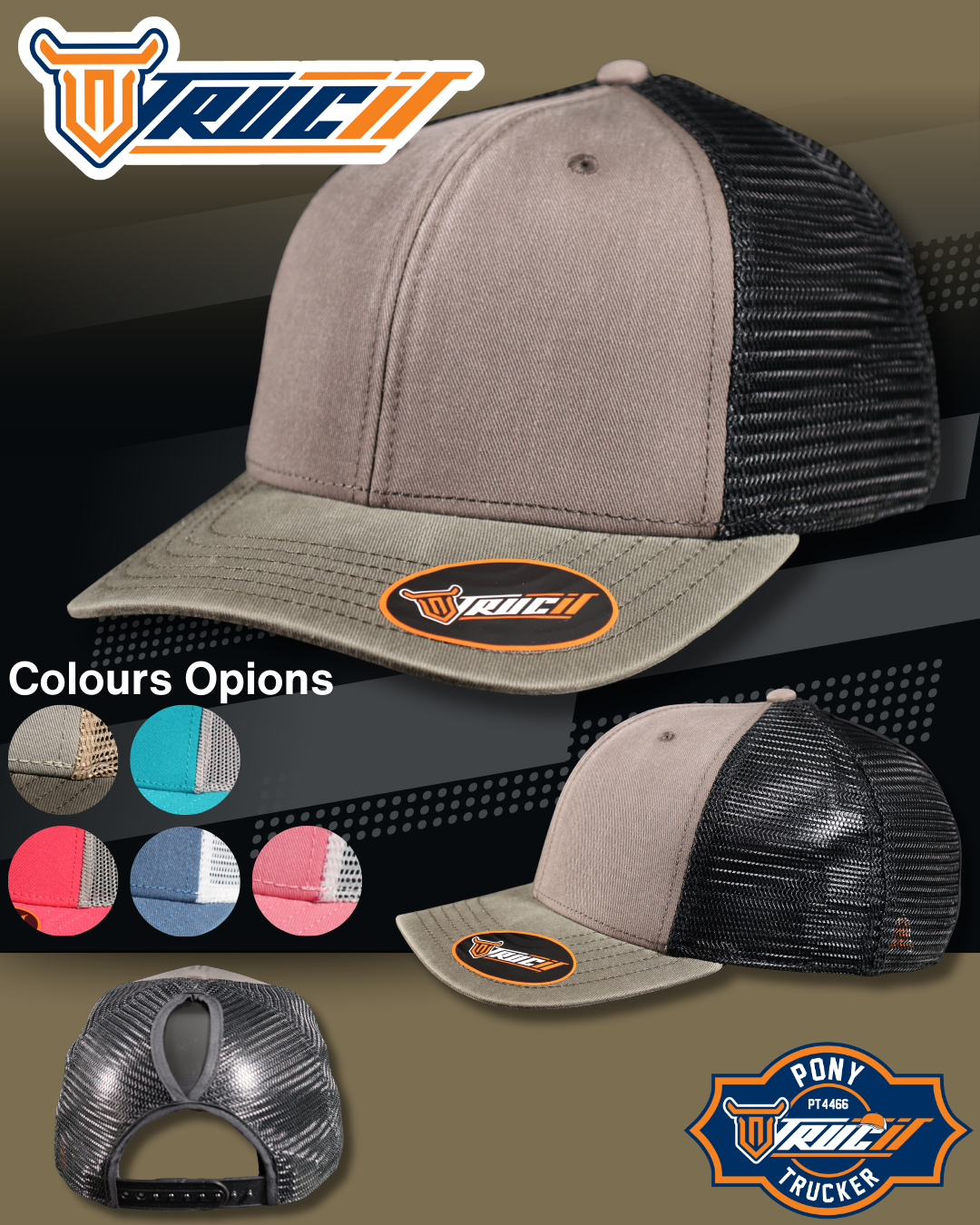 PT4466 PONY TRUCKER SNAPBACK