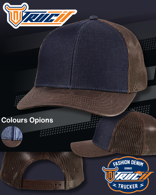 DD8822 FASHION DENIM TRUCKER SNAPBACK