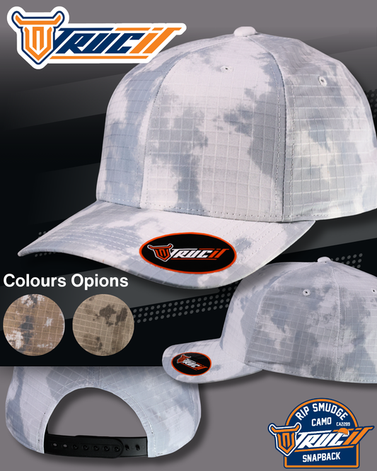 CA2289 RIP SMUDGE CAMO SNAPBACK