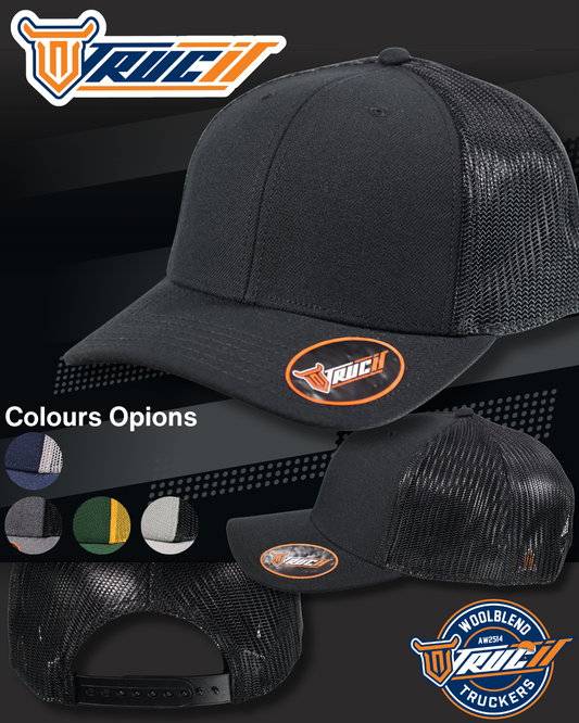 AW2514 WOOLBLEND TRUCKER SNAPBACK