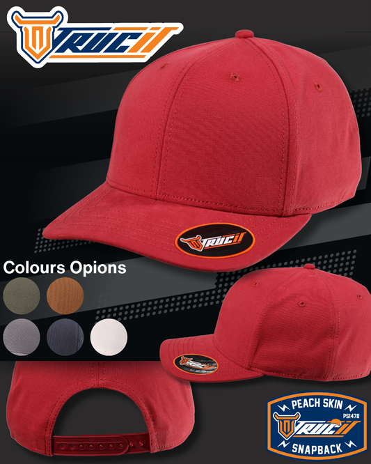 PS1478 PEACH SKIN SNAPBACK
