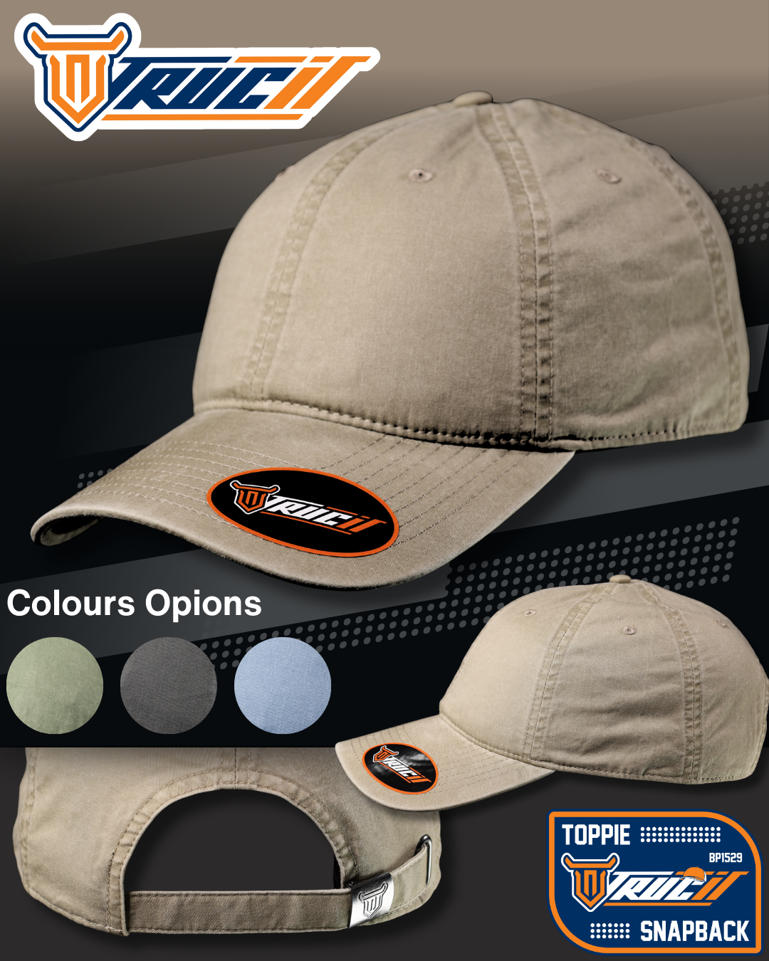 BP1529 TOPPIE SNAPBACK