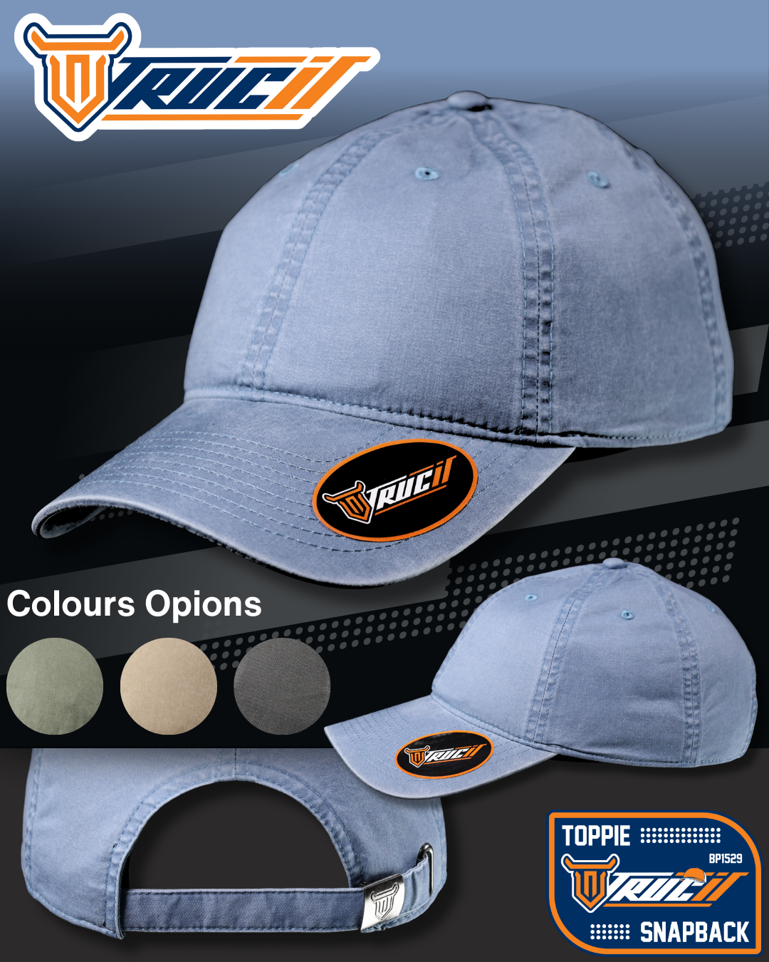 BP1529 TOPPIE SNAPBACK